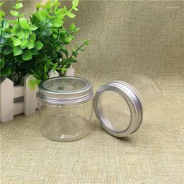 Storage Bottles 20pcs 50ML 100ML 150ML 200ML Empty Transparent Plastic Window Butter Spice Sample Packaging Containers