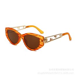 Sunglasses New Fanjia Metal Hollow out Fashion Men's Sunglasses Women's Advanced Tiktok Fashion Sunglasses T2201292