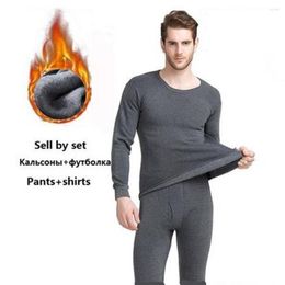 Men's Thermal Underwear 2023 Winter Sets Keep Warm For Men Woman Long Johns Thick Clothing