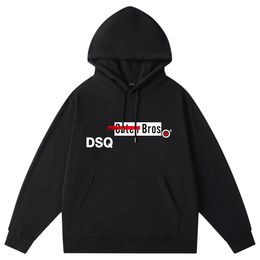 dsq2 Brand Men's Hoodies & Sweatshirts with cap Winter Hoodies warm Casual Loose Letter Cotton Hood Sweatshirt Street Hip Hop unisex Hood Pullpver Sweater