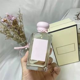 In Stock Attractive fragrance pink bottle WOMEN perfume 100ml SAKURA CHERRY BLOSSOM cologne high quality FREE Fast Delivery Best quality