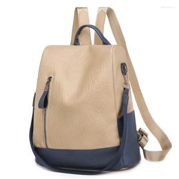 School Bags PU Women's Leather Backpacks Female Casual Ladies Travel Backpack Large Capacity For Teenage Student Women
