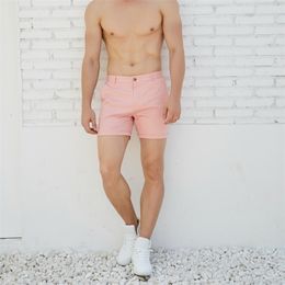 Men's Shorts Man Casual Summer Pink and Green Colour 230130