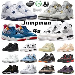 men 4 basketball shoes 4s womens sneakers Seafoam Black Cat Midnight Navy Photon Dust Starfish Bred Canyon Purple Athletic trainers sports