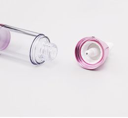 Cosmetic Airless Bottle 50ml Portable Refillable Pump Dispenser Bottles For Lotion Cosmetics Container Pink