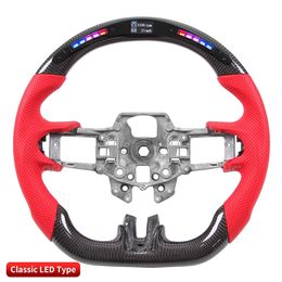 Auto Parts Mustang Steering Wheel for Ford Mustang 20 16-20 18 Carbon Fibre Steering System