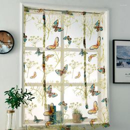 Curtain Yellow Embroidery Flower Curtains For Living Room Tulle Home And Kitchen Bedroom Windows Sheer Housing Luxury