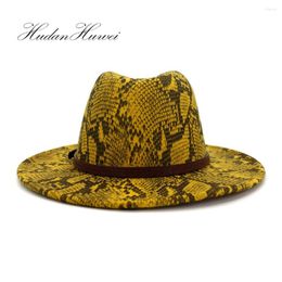 Berets 2023 Cap High Quality Wide Brim Fedora Hat Women Men Wool Felt Hats With Panama Jazz Fedoras