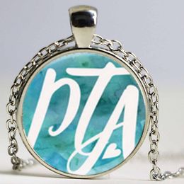 Pendant Necklaces PTA Art Picture Glass Cabochon Necklace For Man Woman Jewelry As Gifts