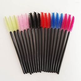 Makeup Brushes 50PCS Multi-color Disposable Eyelash Extension Soft Mascara Brush Wands Applicator Brushs Cosmetic Tool