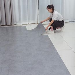 Wallpapers PVC Floor Stickers Self-adhesive Plastic Leather Thick Wear-resistant Anti-cement Household Tile Ins Net Red