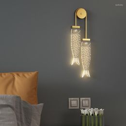 Wall Lamps Antique Bathroom Lighting Glass Lamp Room Lights Laundry Decor Wireless Merdiven Led Light For Bedroom