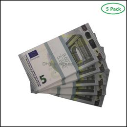 Other Festive Party Supplies Prop Money Copy Toy Euros Realistic Fake Uk Banknotes Paper Pretend Double Sided Drop Delivery Home Ga DhwpeALEP