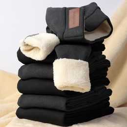 Women's Pants & Capris Women Winter Thick Lambskin Cashmere Warm Female Casual Cotton Type Pencil Long Trousers Plus Size S-6XL 4XL 5XL