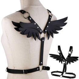 NXY Adult Toys Fetish Sex Bondage Sets Erotic Leather Angel Wings Kits Flirt Games For Couples 1201