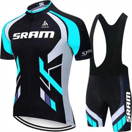 Sets Team Jersey Set 2023 Man Summer MTB Race Cycling Clothing Short Sleeve Ropa Ciclismo Outdoor Riding Bike P230519 good