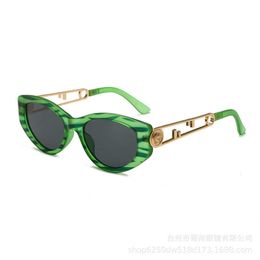 Sunglasses New Fanjia Metal Hollow out Fashion Men's Sunglasses Women's Advanced Tiktok Fashion Sunglasses T2201294