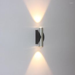 Wall Lamps 2W LED Aluminium Light Up Down Rail Project Lamp Bedside Room Bedroom Arts Decor Indoor Lighting