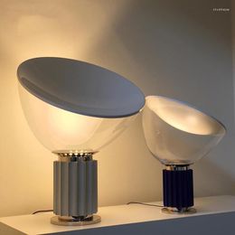 Table Lamps Modern Simple Lamp Radar Shape Glass For Bedroom Bedside Living Room Office Cafe Counter E27 Lighting
