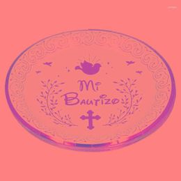 Plates Paper Disposable Bronzing Design For Banquets Parties