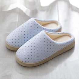 Arrival Bescone Indoor Warm 307 Women Winter Slippers Polka Dot Round Toe B9 22 727 5