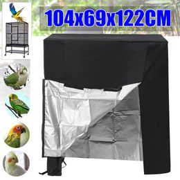 Other Pet Supplies Universal Bird Cage Cover Washable Good Night Waterproof Aviary for Parrot Dust Covers Cloth Hood 230130