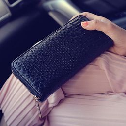 Wallets Luxury Large Capacity Double Zipper Women Wallet Coin Purse Female Phone Pocket Money Bag Card Holders Pouch Handbags 2023