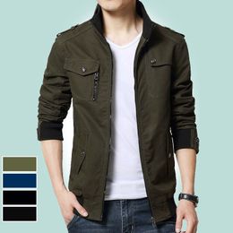 Men's Jackets casual Outdoor Hiking Waterproof Windbreaker Coat slim Autumn Casual Jacket Tactics Military 230130