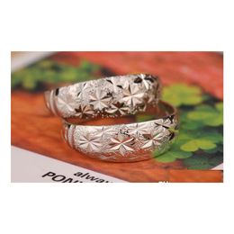 Couple Rings For Women Men Beautifly Fashion Jewelry Esign Meteor Shower 925 Sterling Sier Gemstone Drop Delivery Dhxas