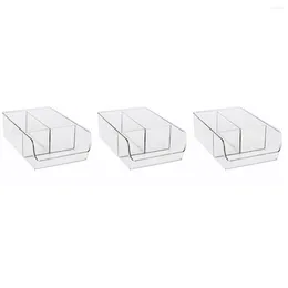 Storage Boxes Makeup Organizerbox Rackbins Refrigerator Acrylic Containers Caseclear Holder Vanity Tray Fridge Jewelry Stand Room