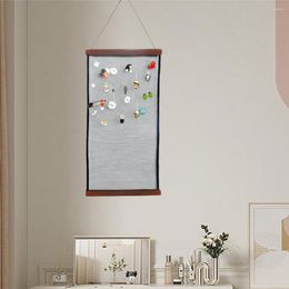 Storage Bags 1 Set Jewellery Display Bag Extra-Large Delicate Texture Hanging Cloth Double-Sided Organiser