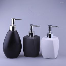 Storage Bottles Ceramic Emulsion Empty Bottle El Shampoo Bath And Hair Conditioner