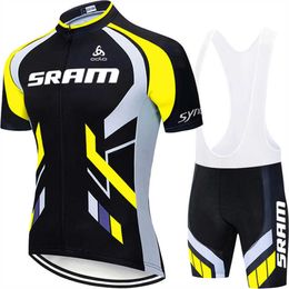 Sets Jersey Men's Bike Clothing Cycling Pants Gel Uniform Bib Short Come Tricuta Man Mountain Laser Cut Shorts Set Summer P230522