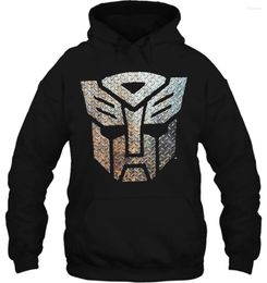 Men's Hoodies Men Hoodie Funny Novelty Autobots Metal Logo Women Streetwear