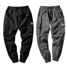 Men's Pants Men Casual Wear-resistant Large Size Ankle-tied Drawstring Cotton Trousers Pantalon Homme Cargo Leggings1
