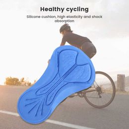 Saddles bike seat Moire Wicking Front Seat Shorts Pad Red High Elastic Shock Absorption Sponge Cushion Mountain Bike Parts 0130