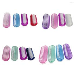 Nail Brushes 4pcs Brush Plastic Manicure Pedicure Cleaning Tools Soft Remove Dust Makeup Care Accessories