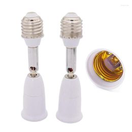 Lamp Holders 2x Flexible Position Holder Extender For E27 Socket Adjustable To Base Converter Screw Bulb Extension Adapter