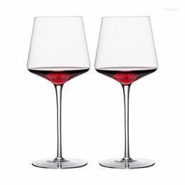 Wine Glasses 2pcs Glass Kitchen Lead Free Champagne Utensils Water Grap Red Liquor Tumbler Bordeaux Wedding Decanter Birthday Gift