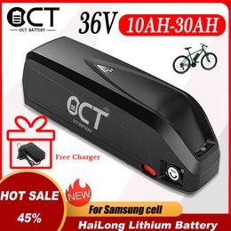 Genuine Hailong 48V 20AH Electric Bicycle Battery 36V 18AH 18650 Samsung Cells ebike Battery Pack for 350W-1500W Motor