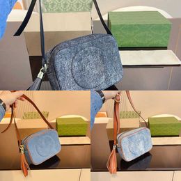 New Evening Shoulder Bags denim camera bag designer crossbody bags purse handbags women Vintage Canvas Shoulder Bag Beach Shopping Totes 221216