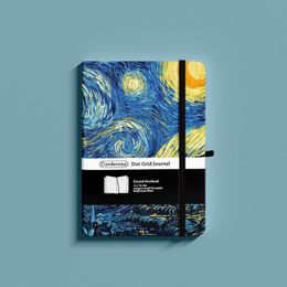 Notepads A5 Van Gogh Bullet Dotted Journal Sketchbooks Vincent Starry Night Blossoming Almond Tree Ruled Lined Notebook 230130