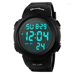 Wristwatches Readeel Mens Sports Watches Dive Digital LED Military Watch Men Fashion Casual Electronics Male Clock