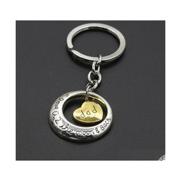 Key Rings Keychain Keyring Hand Tools Bag Ring Family Drop Delivery Jewellery Dhin0