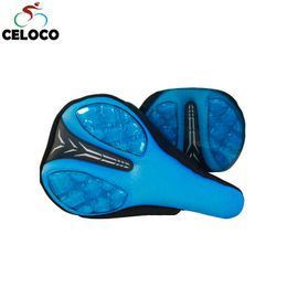 s Bicycle Liquid Sil Gels Saddle Cycling Mat Comfortable Cushion Soft Seat Cover for Bike Part 0130