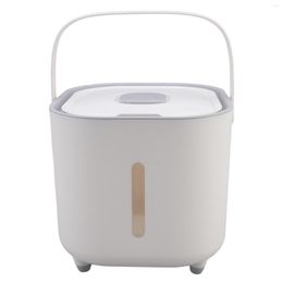 Storage Bottles Rice Dispenser Sealing Container Insect Proof Non Slip Grain Barrel 26 X 25cm