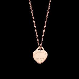Pendant Necklaces womens LOVE Heart Necklaces mens 925 silver Pendant Necklace designer Jewellery for women Birthday Christmas Gift Wedding Statement Bangle1