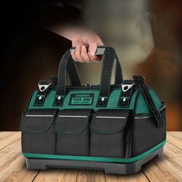 Tool Bag Wear-resistant electrician tool bag woodworking repair canvas bag thickened durable large-capacity waterproof storage bag 230130