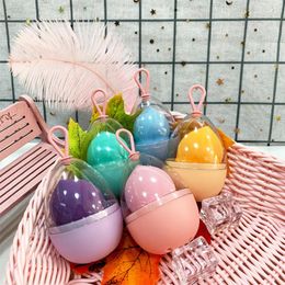 Storage Boxes 1Pcs Cosmetic Holder Egg Shaped Rack Case Portable Sponge Stand Breathable Hang Hanging PET Makeup Supplies