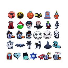 Shoe Parts Accessories 31 Styles Happy Helloween Part Pvc Croc Charms Fashion Shoecharms Buckle Chog Charm Fast Ship Drop Delivery Dhrtc